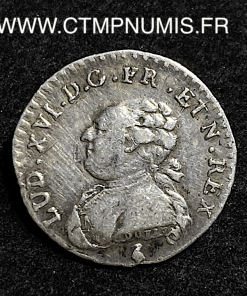 ,MONNAIE,ROYALE,LOUIS,XVI,1/20,ECU,ARGENT,1783,