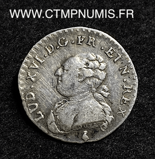 ,MONNAIE,ROYALE,LOUIS,XVI,1/20,ECU,ARGENT,1783,