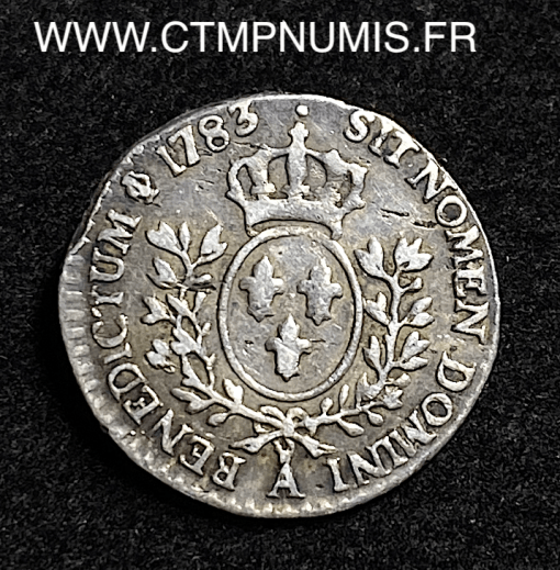 ,MONNAIE,ROYALE,LOUIS,XVI,1/20,ECU,ARGENT,1783,