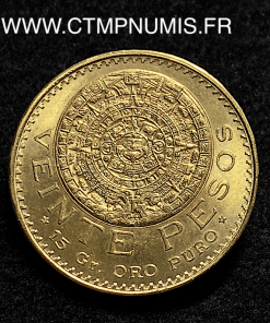 ,MONNAIE,MEXIQUE,20,PESOS,OR,CALENDRIER,AZTEQUE,1959,