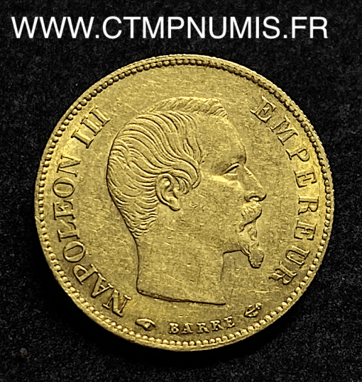 ,MONNAIE,EMPIRE,10,FRANCS,OR,NAPOLEON,III,1860,A,PARIS,