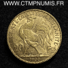 ,MONNAIE,20,FRANCS,OR,COQ,1900,