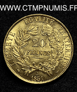 ,MONNAIE,20,FRANCS,CERES,1851,PARIS,