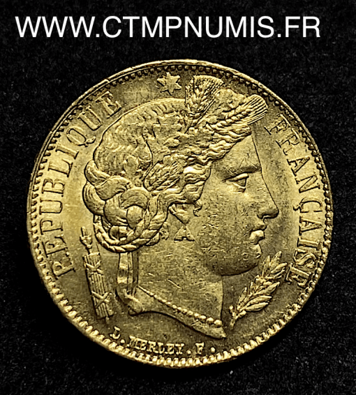 ,MONNAIE,20,FRANCS,CERES,1851,PARIS,