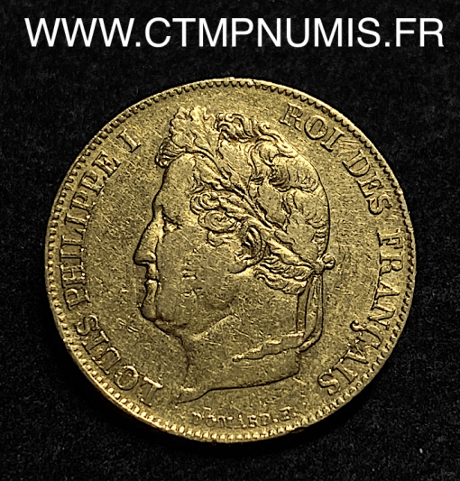 ,MONNAIE,ROYALE,LOUIS,PHILIPPE,20,FRANCS,OR,1834,W,LILLE,