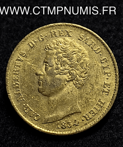 ,MONNAIE,ITALIE,SARDAIGNE,20,LIRE,CHARLES,ALBERT,1834,GENES,