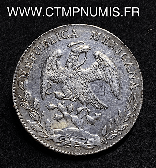 ,MONNAIE,MEXIQUE,8,REALES,ARGENT,1876,MO,MEXICO,