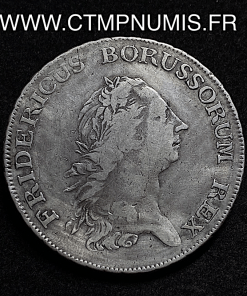 ,MONNAIE,ALLEMAGNE,PRUSSE,1,THALER,ARGENT,1766,