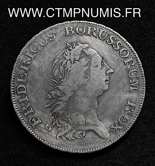 ,MONNAIE,ALLEMAGNE,PRUSSE,1,THALER,ARGENT,1766,