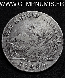 ,MONNAIE,ALLEMAGNE,PRUSSE,1,THALER,ARGENT,1766,