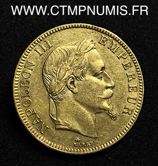 ,MONNAIE,EMPIRE,100,FRANCS,OR,NAPOLEON,III,TETE,LAUREE,1869,PARIS,