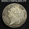 ,MONNAIE,REVOLUTION,6,LIVRES,ARGENT,CONSTITUTION,LOUIS,XVI,1792,I,LIMOGES,