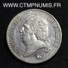 ,MONNAIE,ROYALE,LOUIS,XVIII,5,FRANCS,ARGENT,1822,PARIS,