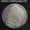 ,MONNAIE,ALLEMAGNE,BAVIERE,1,THALER,ARGENT,VIERGE,1763,