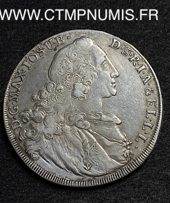 ,MONNAIE,ALLEMAGNE,BAVIERE,1,THALER,ARGENT,VIERGE,1763,