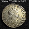 ,MONNAIE,ROYALE,LOUIS,XV,1/2,ECU,ARGENT,VERTUGADIN,1716,PARIS,