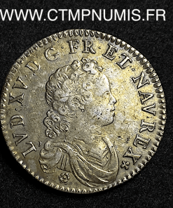 ,MONNAIE,ROYALE,LOUIS,XV,1/2,ECU,ARGENT,VERTUGADIN,1716,PARIS,