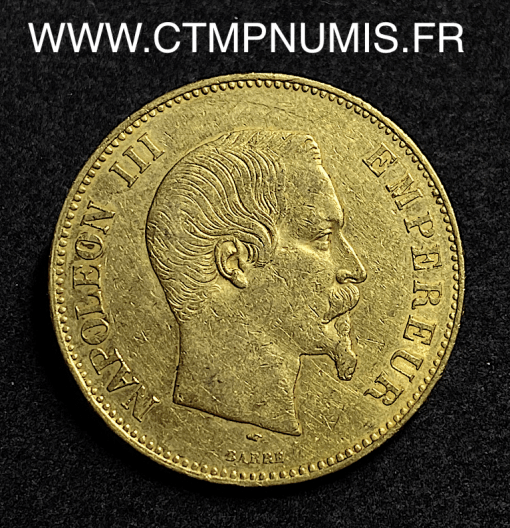 ,MONNAIE,EMPIRE,100,FRANCS,OR,NAPOLEON III,TETE,NUE,1857,PARIS,