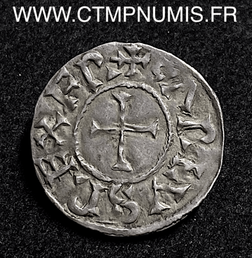 ,CAROLINGIEN,CHARLES,LE,CHAUVE,DENIER,ARGENT,TOULOUSE,