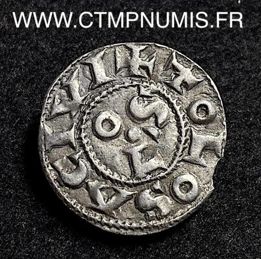 ,MONNAIE,FEODALE,LANGUEDOC,BERTRAND,DENIER,ARGENT,SOL,TOULOUSE,