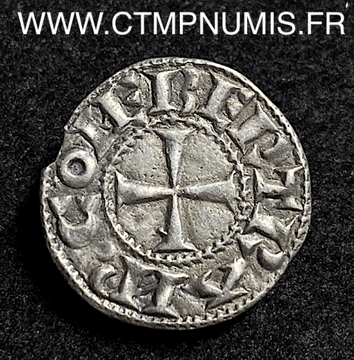 ,MONNAIE,FEODALE,LANGUEDOC,BERTRAND,DENIER,ARGENT,SOL,TOULOUSE,