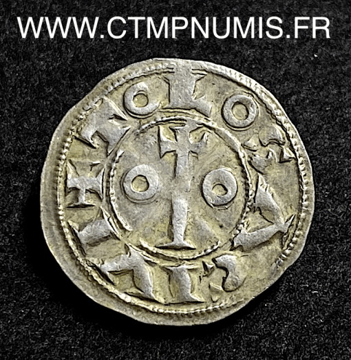 ,MONNAIE,FEODALE,LANGUEDOC,BERTRAND,DENIER,ARGENT,CROIX,TOULOUSE,