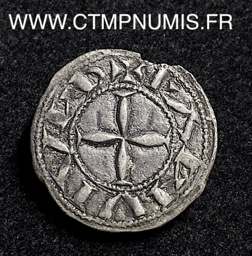 ,MONNAIE,FEODALE,LANGUEDOC,DENIER,ARGENT,ALBI,TYPE,LESCURE,