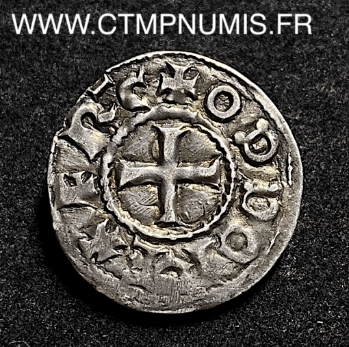 ,MONNAIE,CAROLINGIENS,DENIER,ARGENT,EUDES,TOULOUSE,