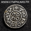 ,MONNAIE,CAROLINGIENS,DENIER,ARGENT,EUDES,TOULOUSE,