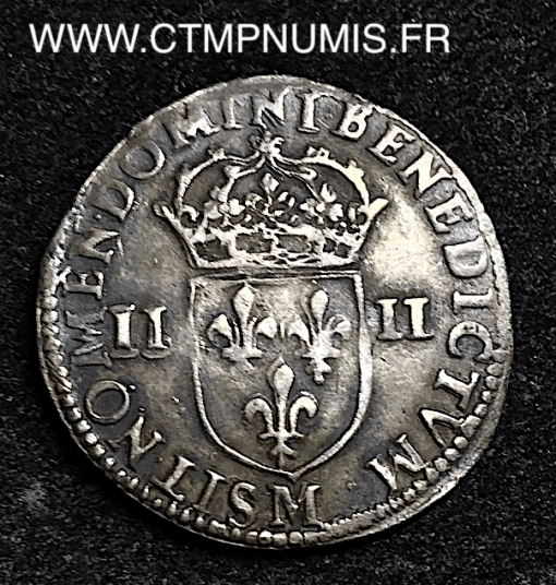 ,MONNAIE,ROYALE,LOUIS,XIII,1/4,ECU,ARGENT,1643,M,TOULOUSE,