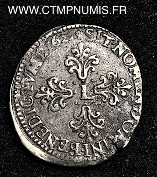 ,MONNAIE,ROYALE,LOUIS,XIII,1/2,FRANC,ARGENT,1625,M,TOULOUSE,