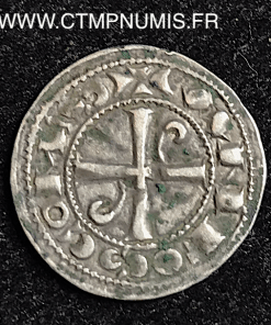 ,MONNAIE,FEODALE,LANGUEDOC,OBOLE,ARGENT,ALPHONSE,JOURDAIN,TOULOUSE,