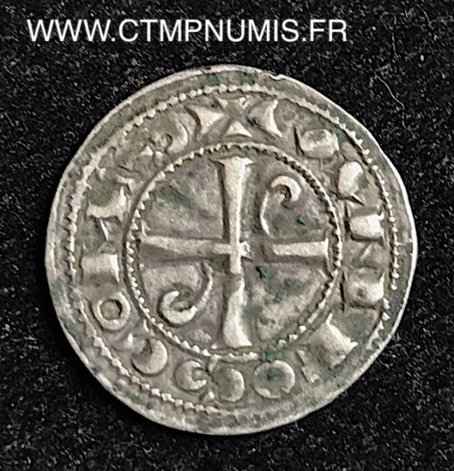 ,MONNAIE,FEODALE,LANGUEDOC,OBOLE,ARGENT,ALPHONSE,JOURDAIN,TOULOUSE,