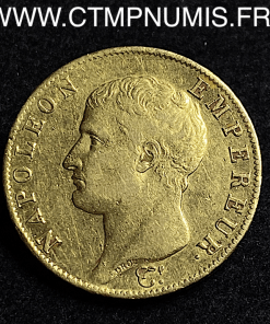 ,MONNAIE,40,FRANCS,OR,NAPOLEON,I°,EMPEREUR,REPUBLIQUE,1806,PARIS,