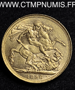 ,MONNAIE,GRANDE,BRETAGNE,1,SOUVERAIN,OR,VICTORIA,1896,