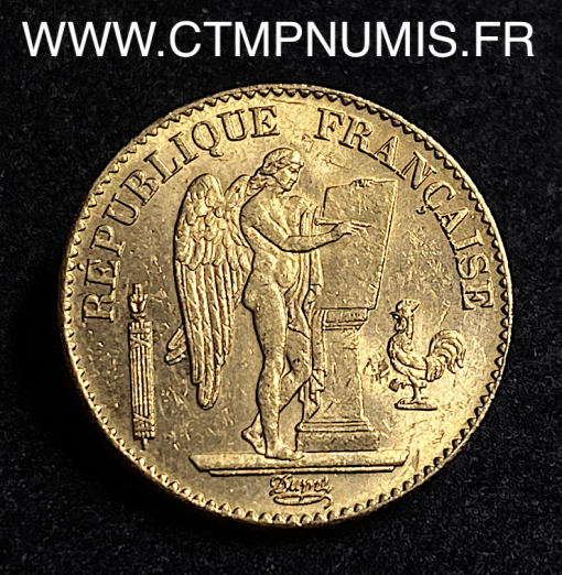 ,MONNAIE,III°,REPUBLIQUE,20,FRANCS,OR,GENIE,1894,PARIS,