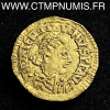 ,MONNAIE,WISIGOTH,1/3,SOU,OR,AU,NOM,DE,VALENTINIEN,TOULOUSE,NARBONNE,