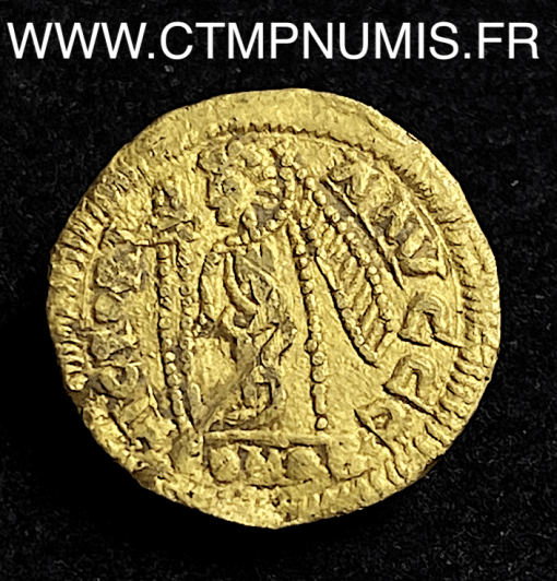 ,MONNAIE,WISIGOTH,1/3,SOU,OR,AU,NOM,DE,VALENTINIEN,TOULOUSE,NARBONNE,