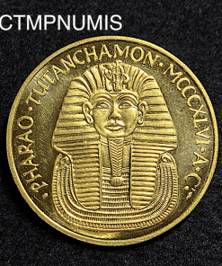 ,MEDAILLE,OR,NEFERTITI,TOUTANKHAMON,EGYPTE,