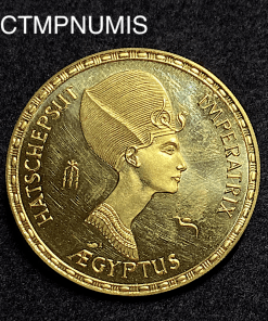 ,MEDAILLE,OR,EGYPTE,NEFERTITI,CLEOPATRE,