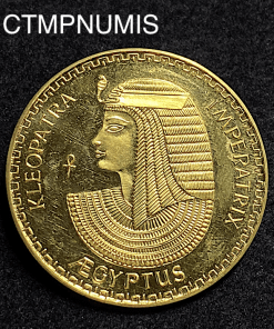 ,MEDAILLE,OR,EGYPTE,NEFERTITI,CLEOPATRE,