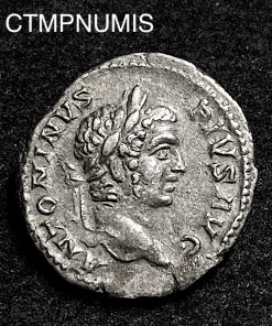 ,MONNAIE,ROMAINE,EMPIRE,DENIER,ARGENT,CARACALLA,LIBERTAS,AUG,