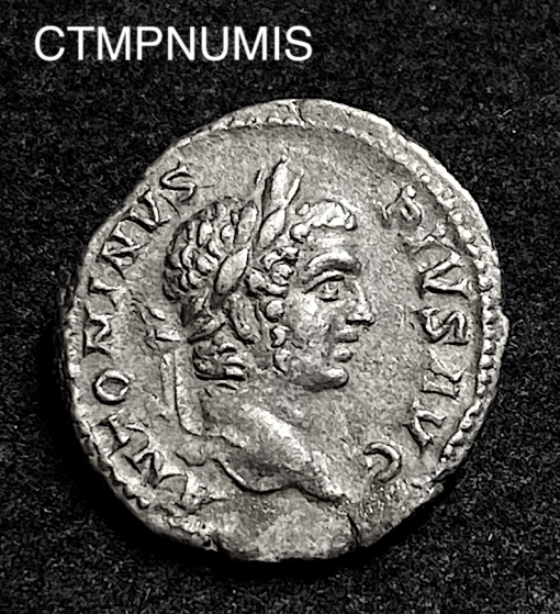 ,MONNAIE,ROMAINE,EMPIRE,DENIER,ARGENT,CARACALLA,LIBERTAS,AUG,