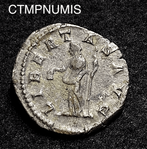 ,MONNAIE,ROMAINE,EMPIRE,DENIER,ARGENT,CARACALLA,LIBERTAS,AUG,