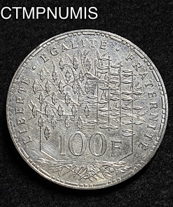 ,MONNAIE,REPUBLIQUE,100,FRANCS,PANTHEON,ARGENT,1988,