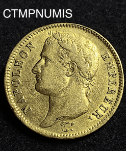 ,MONNAIE,EMPIRE,40,FRANCS,OR,NAPOLEON,I°,1810,W,LILLE,