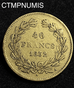 ,MONNAIE,ROYALE,40,FRANCS,OR,LOUIS,PHILIPPE,1832,