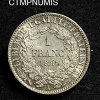 ,MONNAIE,1,FRANC,ARGENT,CERES,1887,PARIS,