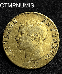 ,MONNAIE,40,FRANCS,OR,NAPOLEON,EMPEREUR,AN,14,PARIS,