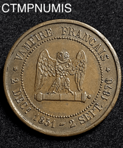 ,MONNAIE,SATIRIQUE,NAPOLEON,III,VAMPIRE,SEDAN,1870,